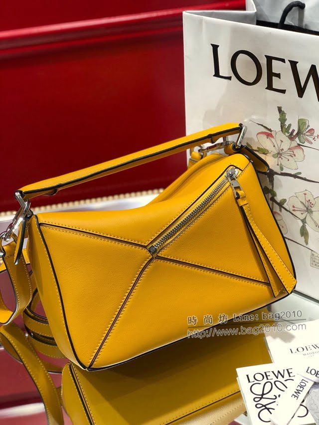 LOEWE經典爆款包包 羅意威小號Puzzle拼接手提斜挎包 10172  tcl1204